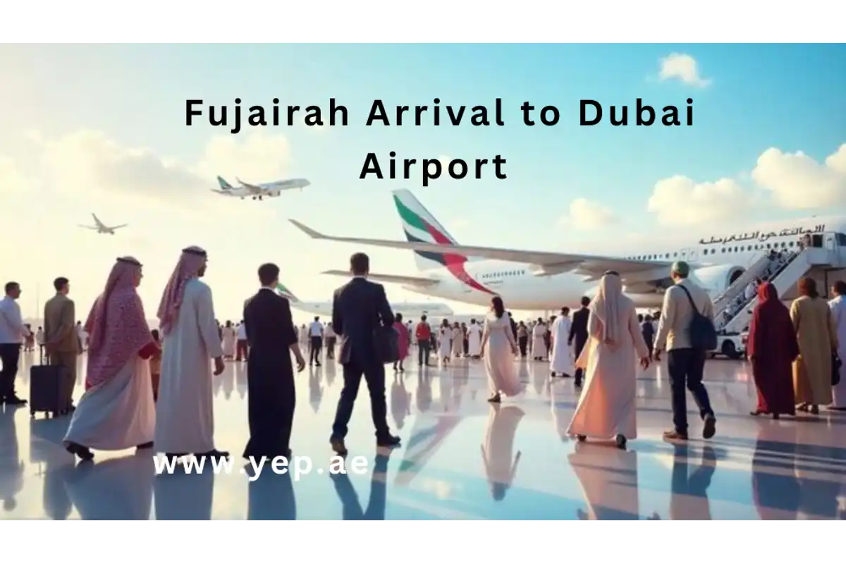 Fujairah Arrival to Dubai Airport in 50-Seater Bus